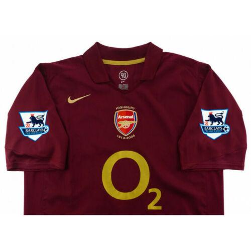 Thierry Henry Trikot #14 – Arsenal 2005/06 Highbury Heimtrikot (Bordeaux)