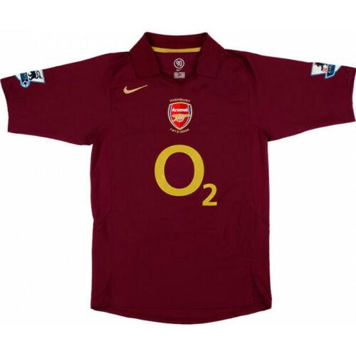 Thierry Henry Trikot #14 – Arsenal 2005/06 Highbury Heimtrikot (Bordeaux)