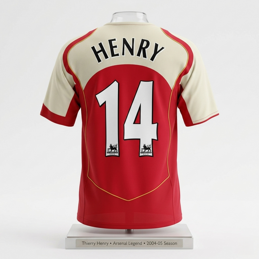 2004 Arsenal Thierry Henry Heimtrikot - Kurzarm