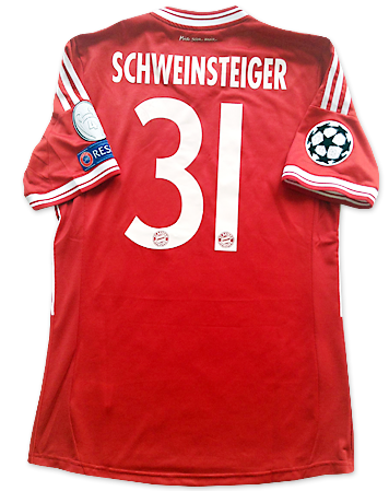 Bayern 2013 UEFA Champions League Finale Schweinsteiger Trikot - Kurzarm